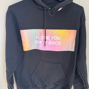 Lonely Ghost “I Love You Say It Back” Rare Hoodie